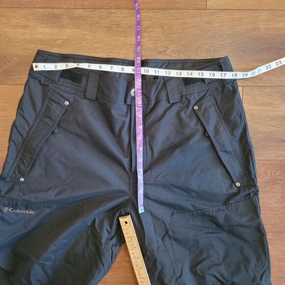 Columbia Omni Tech Pants Mens Large Black Adj Waist 4 Pocket Snow Ski 208 SM8308 - Picture 16 of 16